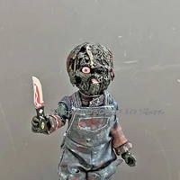 Figura NECA Chucky Good Guys, él quiere ser un mejor amigo, figura de Chucky, ropa Real, juguetes de terror, muñecos, regalos de navidad - Imagen 2