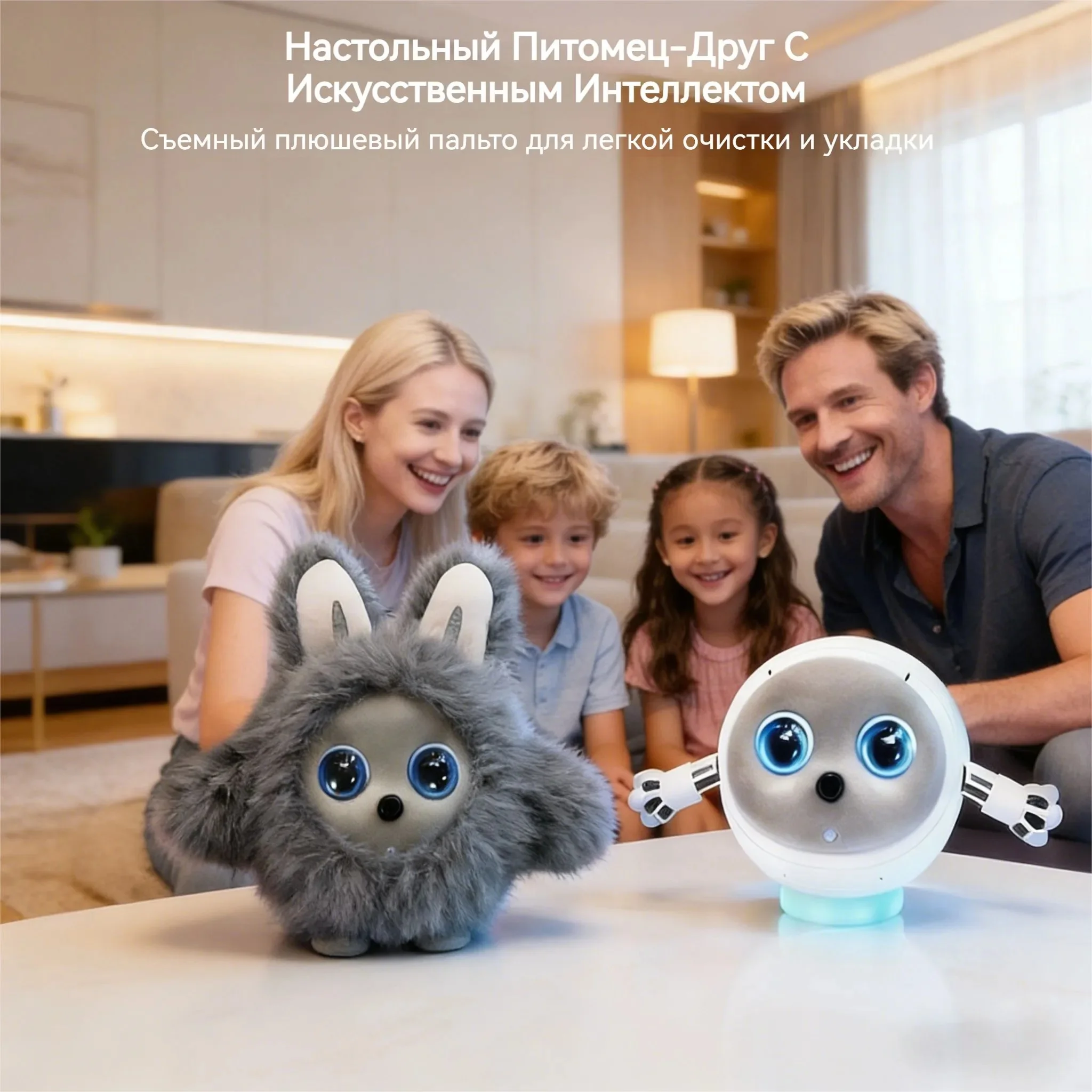 Kbao AI Cute Smart Desktop Toy, Companion Robot For Kids And Adults, ChatGPT Voice Interactive Electronic Pet Toy._voghion.com