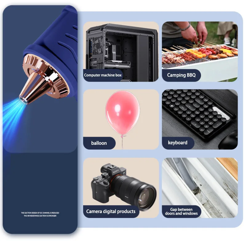 Small Multifunctional Vacuum Cleaner Wireless Charging Suction And Blow Integrated Strong Power Vacuum Cleaner For Car And Home