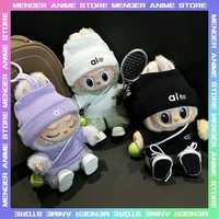 (Only Clothes for Labubu) Tennis Sport Set Knit Alo Style Outfit Cute Stuffed Fit 1st/2nd/3rd Gen Labubu Doll Accessories Gifts 1