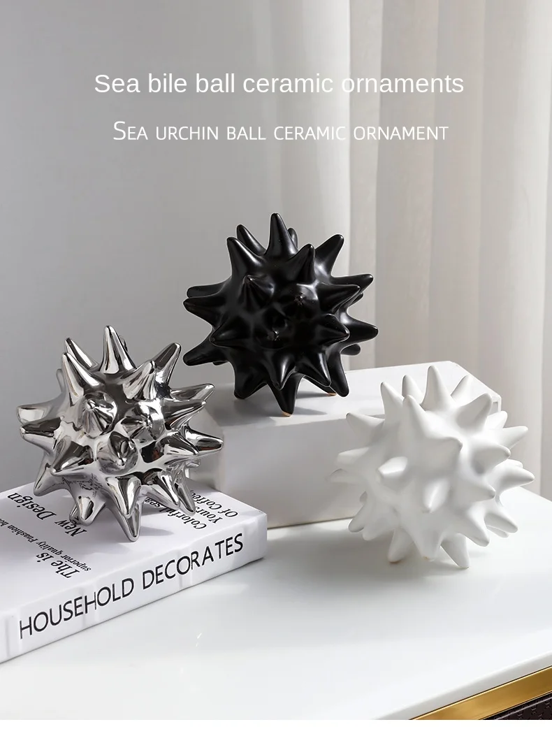 Ceramic Sea Urchin Ornaments