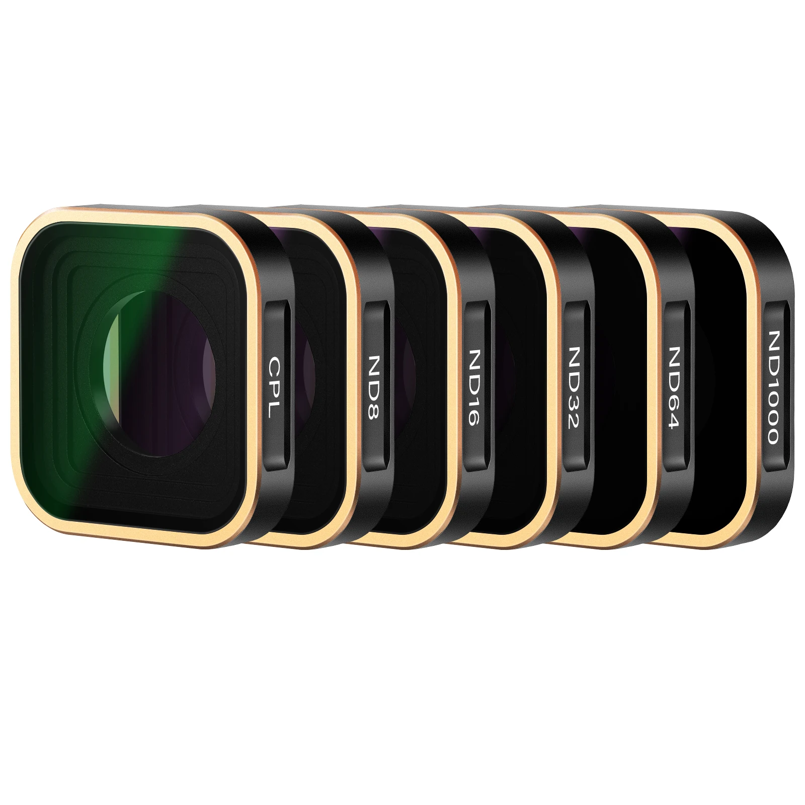 NEEWER NDフィルターセット GoPro Hero 12/ Hero 11/Hero 10 Black/Hero 9対応 PL+ND8+ND16+ND32+ND64+ND1000 GoProアクションカメラアク NEEWER ND フィルターセット GoPro Hero 12 11 10 9 ブラック 6 パック