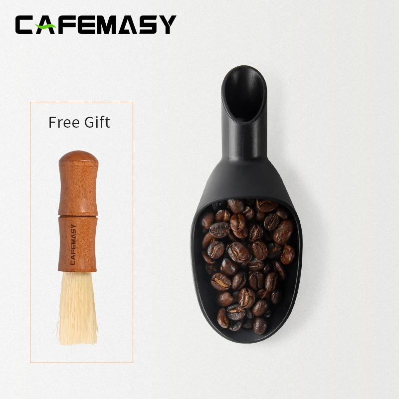 

CAFEMASY Mini Coffee Bean Scoop Coffee Bean Shovel Measuring Spoon Coffee Tools Coffee Measuring Container kitchen accessories