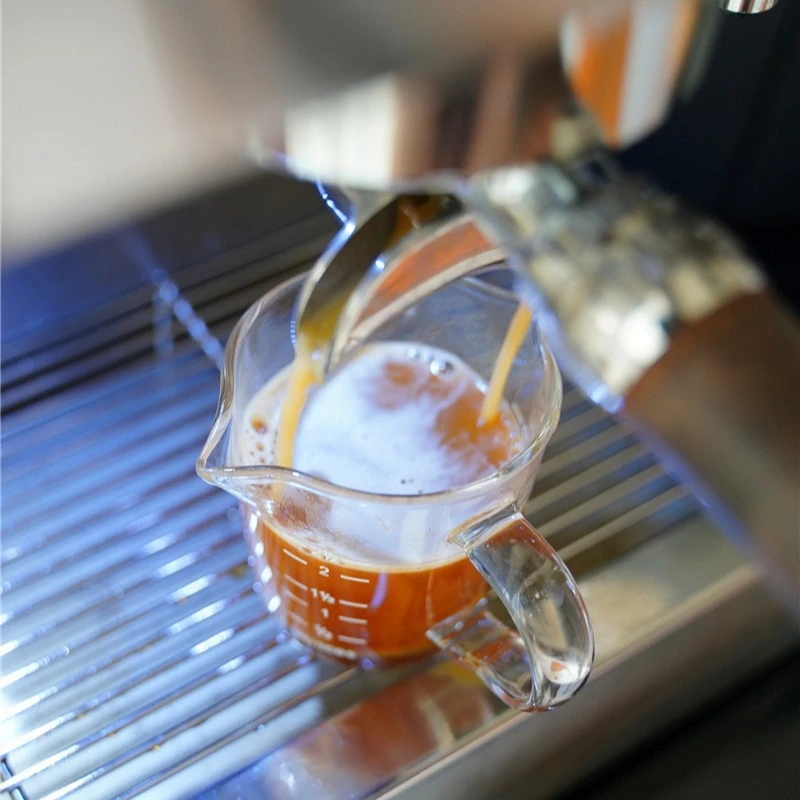 Glass ESPRESSO Measuring Cup 70ml Heat Resistant Cup Kitchen Espresso Jig Double Ounce Cup
