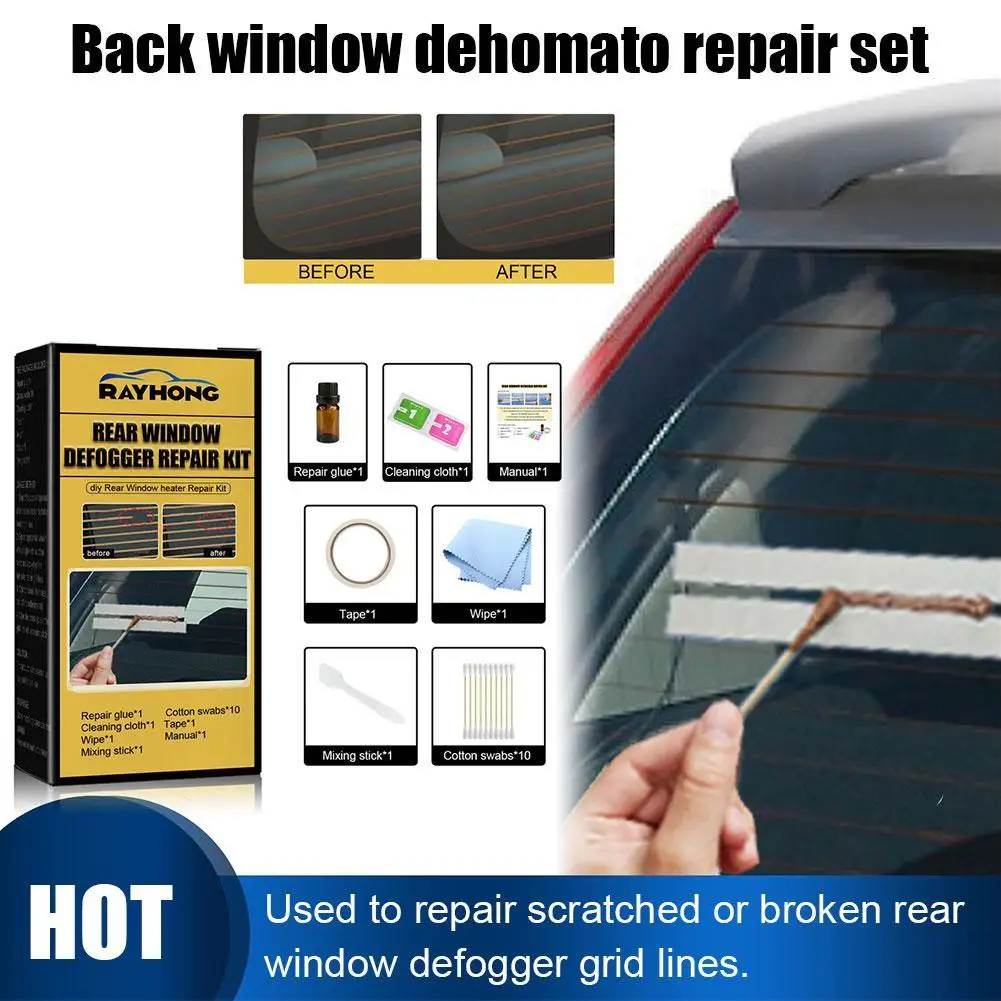 CarRearWindowDefoggerRepairKitDIYQuickRepairScratchedBroken