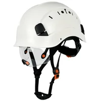 Construction Safety Helmet with Built-In Glasses