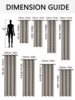 2pcs Solid 100% Blackout Curtains - Curtains for Bedroom and Living Room - UV Protection, Easy Sliding, and Stylish Design 2