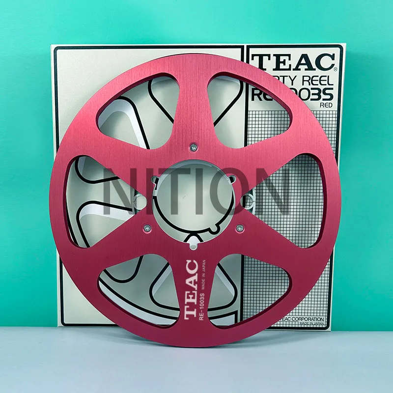 10.5 X ¼ 인치 빈 테이프 릴 Nab 허브 릴 투 릴 레코더 액세서리 빈 알루미늄 디스크 오프닝 기계 부품 TEAC 제작