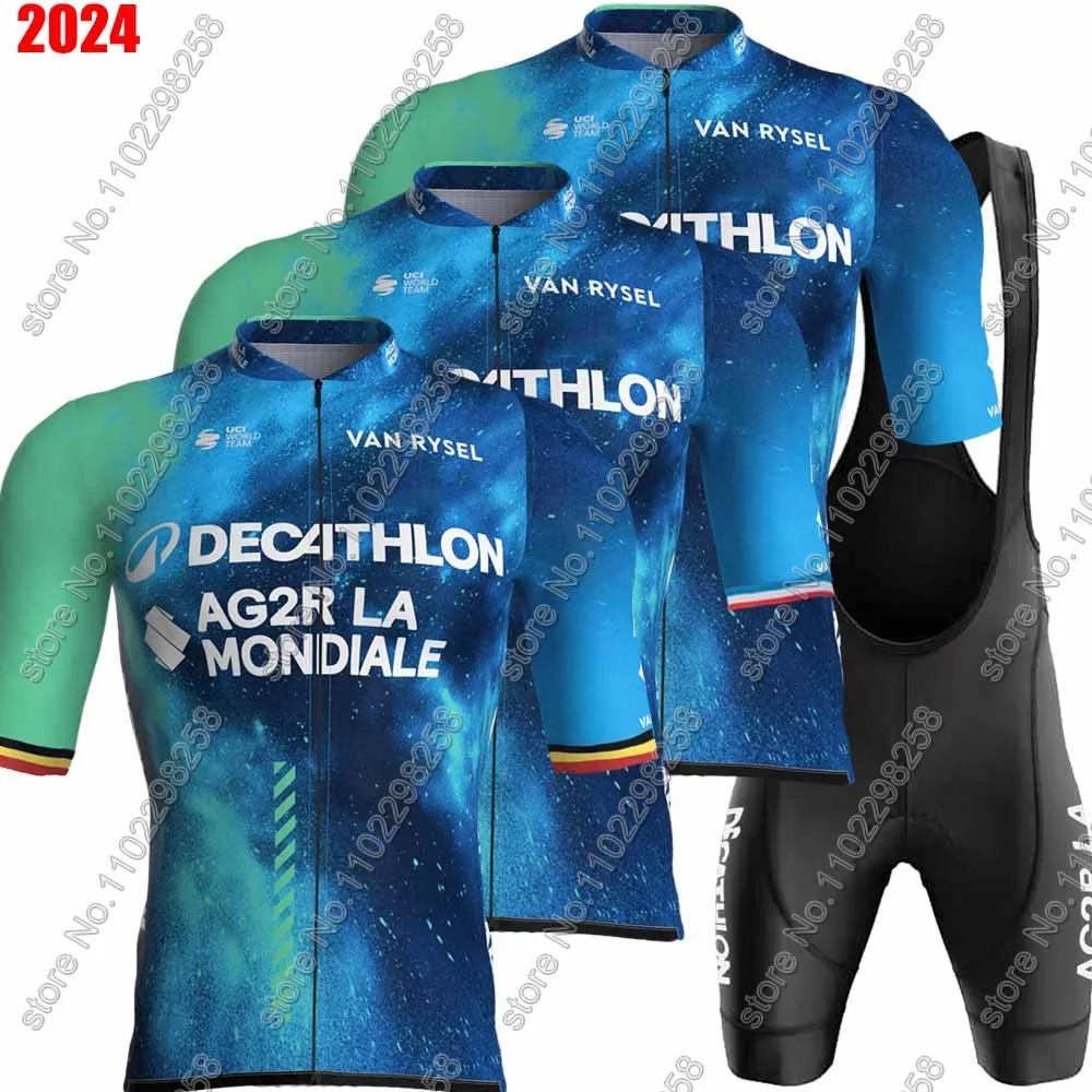Maillot Cycliste AG2R Prévoyance – De Marchi – Décathlon Tour De France – Taille L