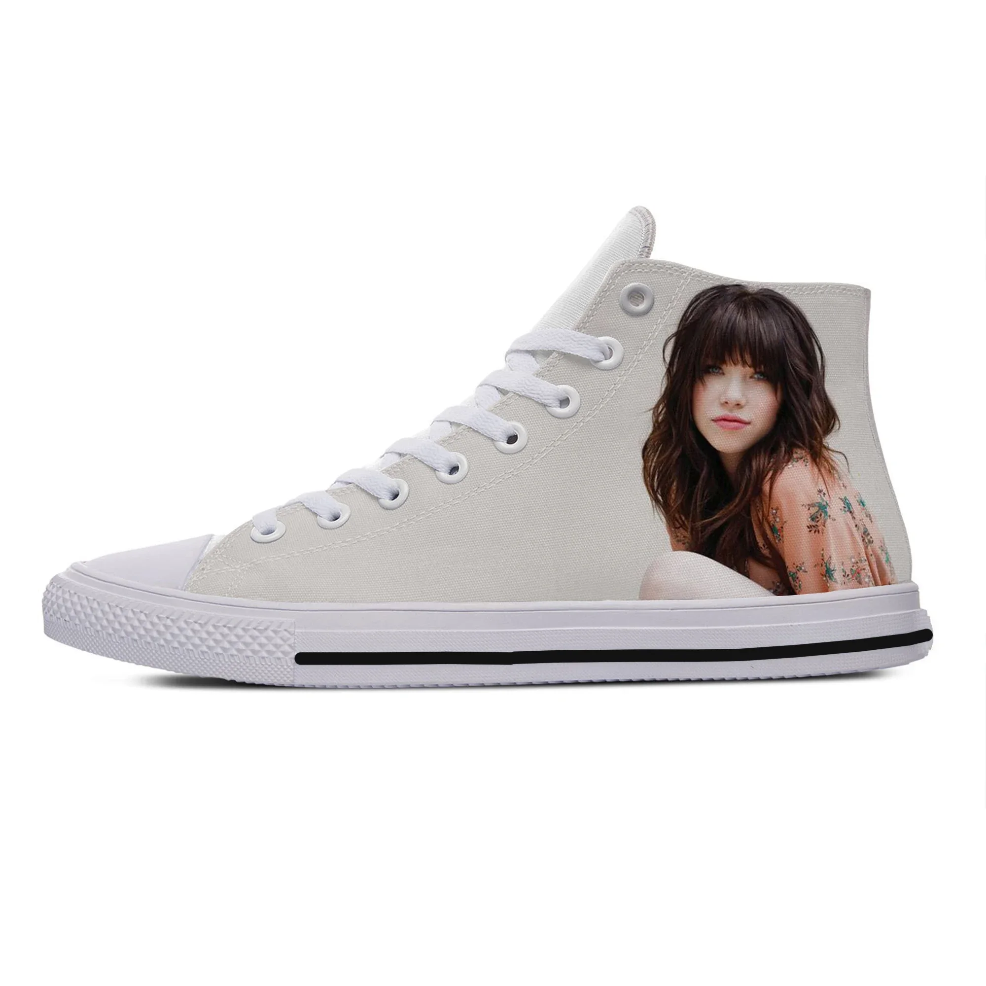 Hot Cool 3D Summer Fashion Pop Funny Summer High Quality Sneakers Casual Shoes Men Women Carly Rae Jepsen High Top Board Shoes