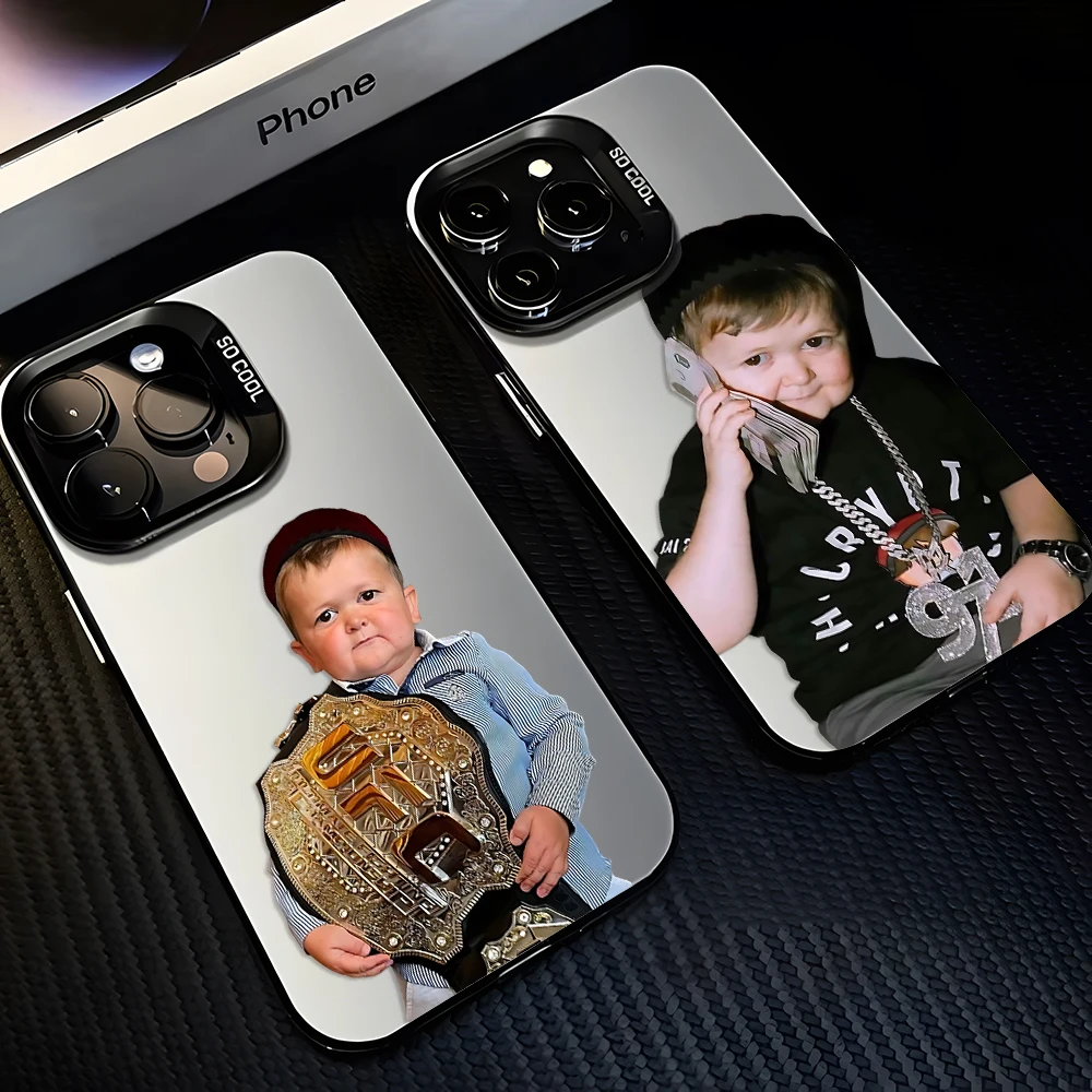 Influencer Hasbulla Handyhülle für iPhone 17e 16 15 14 13 12 11 mini Pro Max X XR XSMAX 8 7 Air Plus Sturzsichere Matte Rückseite