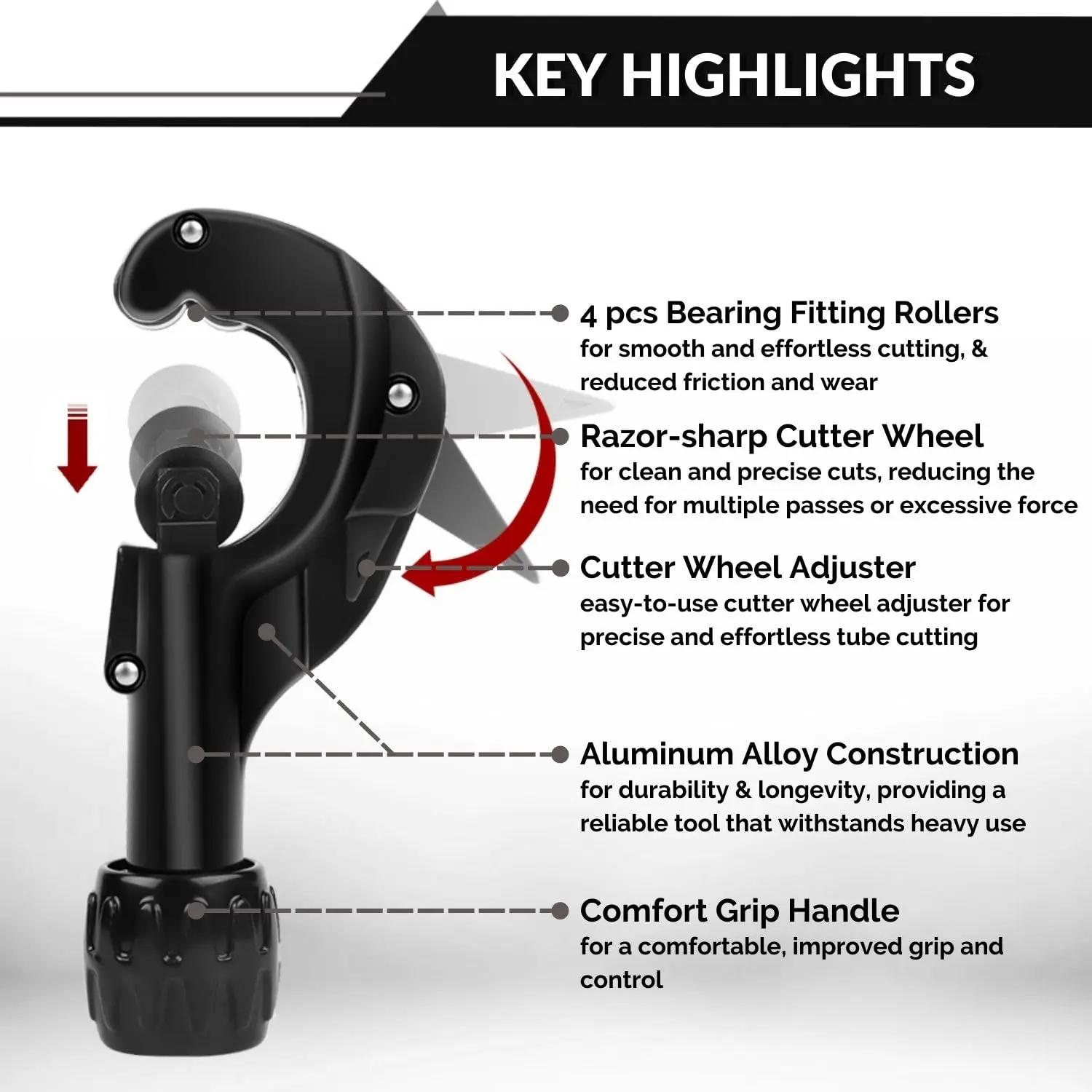 3-35mm pipe cutter light zinc alloy metal pipe cutter pipe cutter copper pipe cu