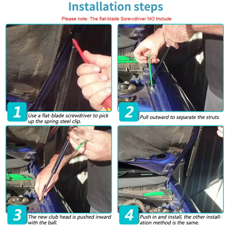 2 pezzi per Holden Commodore VT VU VX VY VZ Berlina UTE 1997-2008 supporti di sollevamento ammortizzatori a gas cofano anteriore cofano ammortizzatore supporto di sollevamento - immagine 6