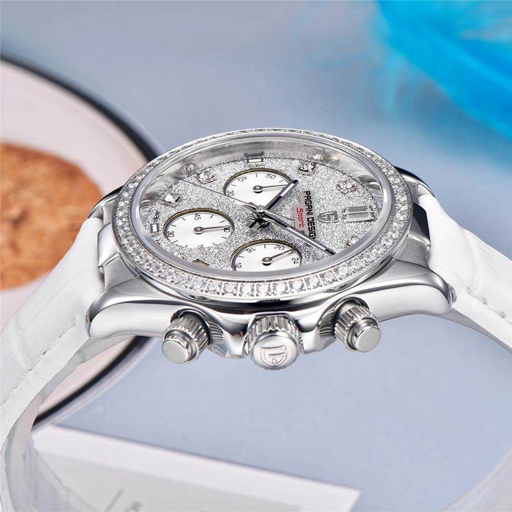 NEW 2022 PAGANI Design Women's Fashion Quartz Wrist watch TOP Brand Sapphire Stainless Steel Noble Chronograph Relogio Feminino