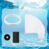 11Pcs Pool Cleaner Parts Include 2 Pool Cleaner Bags for Polaris 280 480,3 Tires 6 Sweep Hose Scrubber Replacement 6