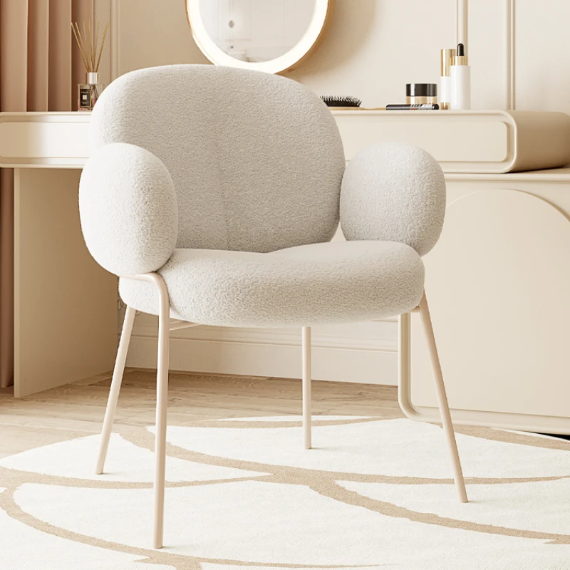 

Restaurant Modern Nordic Dining Chairs Kitchen White Comfy Living Room Cafe Dining Chairs Armchair Muebles Home Furniture MR50DC