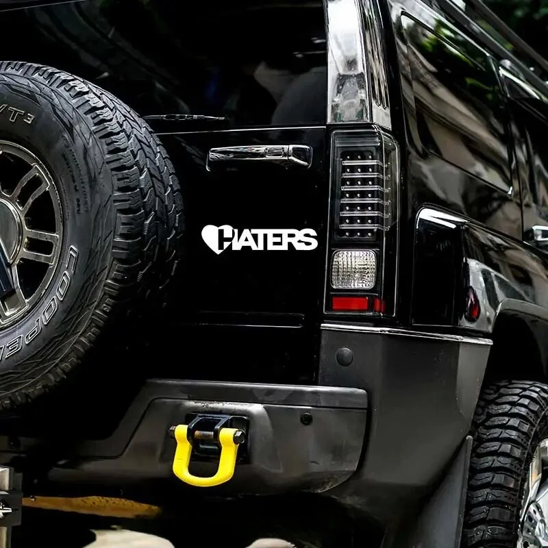 “HATERS" Stickers，cool and fashion stickers for Cars, Trucks, Walls, Laptops, Windows, Motorcycles, Bumpers Or Crafts - 5