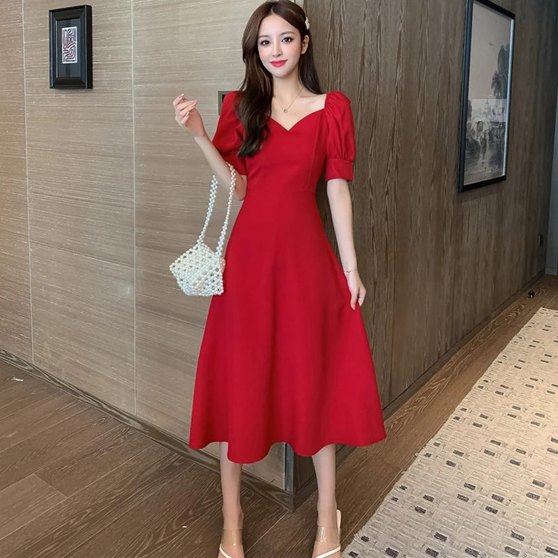 Dameskleding Jurken Jurken Dames Zomer Ronde Hals Korte Mouwen T