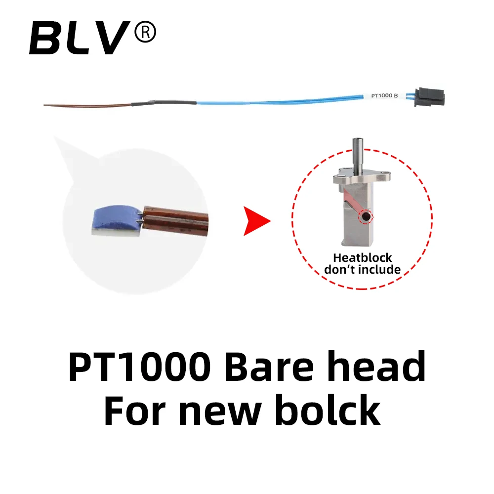 PT1000 Bare head