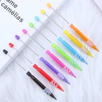 20pcs DIY Beaded Pencil for Students Non Sharpening Pencil 0.5 Non Refilling Beadable Automatic Cute Writing Pencil Wholesale 2