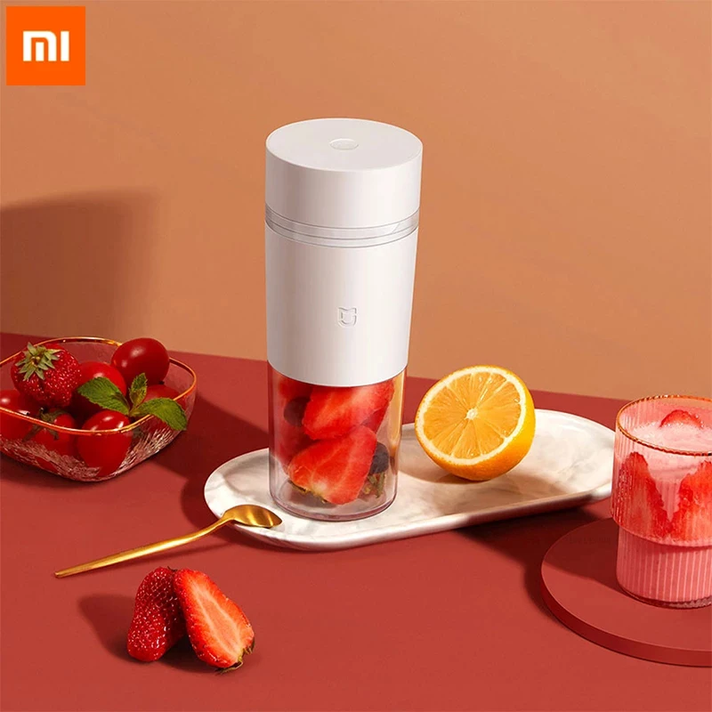

New Xiaomi MIJIA 300ML Mini Blender Mixer Juicer Fruit Food Processor Ice Smoothies Portable 1300mAh USB-C Charge Juicing