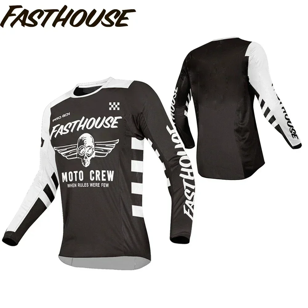 thumbnail image 1 of Nueva camiseta de motocross de montaña todoterreno, camiseta de descenso de MTB, camiseta de MTB para hombre, 1 of 4