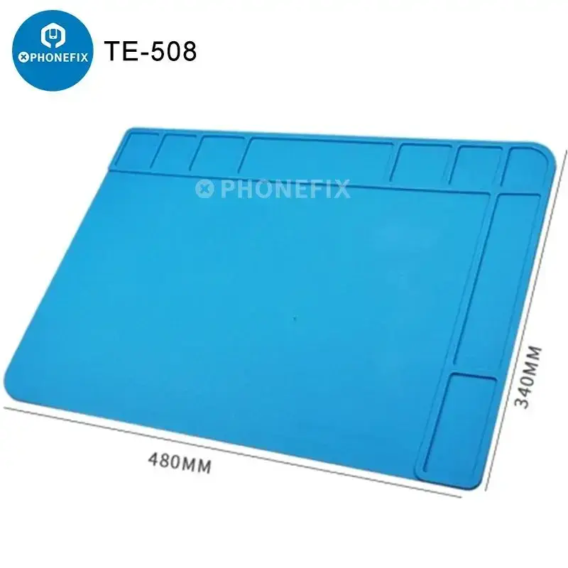 Antistatic ESD Soldering Silicone Mat Heat Resistant Insulation Work Mat Soldering Station Kit Repair Pad Maintenance Platform image 10