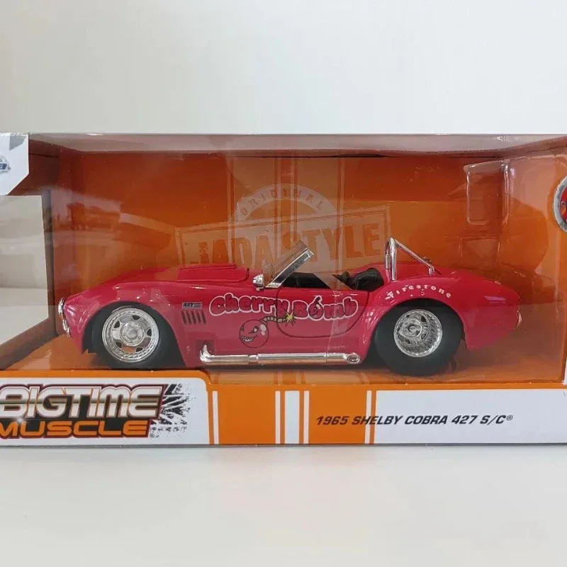 新品　Muscle 1965 Shelby Cobra 1/24 Red Amazon | JADATOYS 1/24 BTM 1965 SHELBY COBRA 427 S/C ミニカー