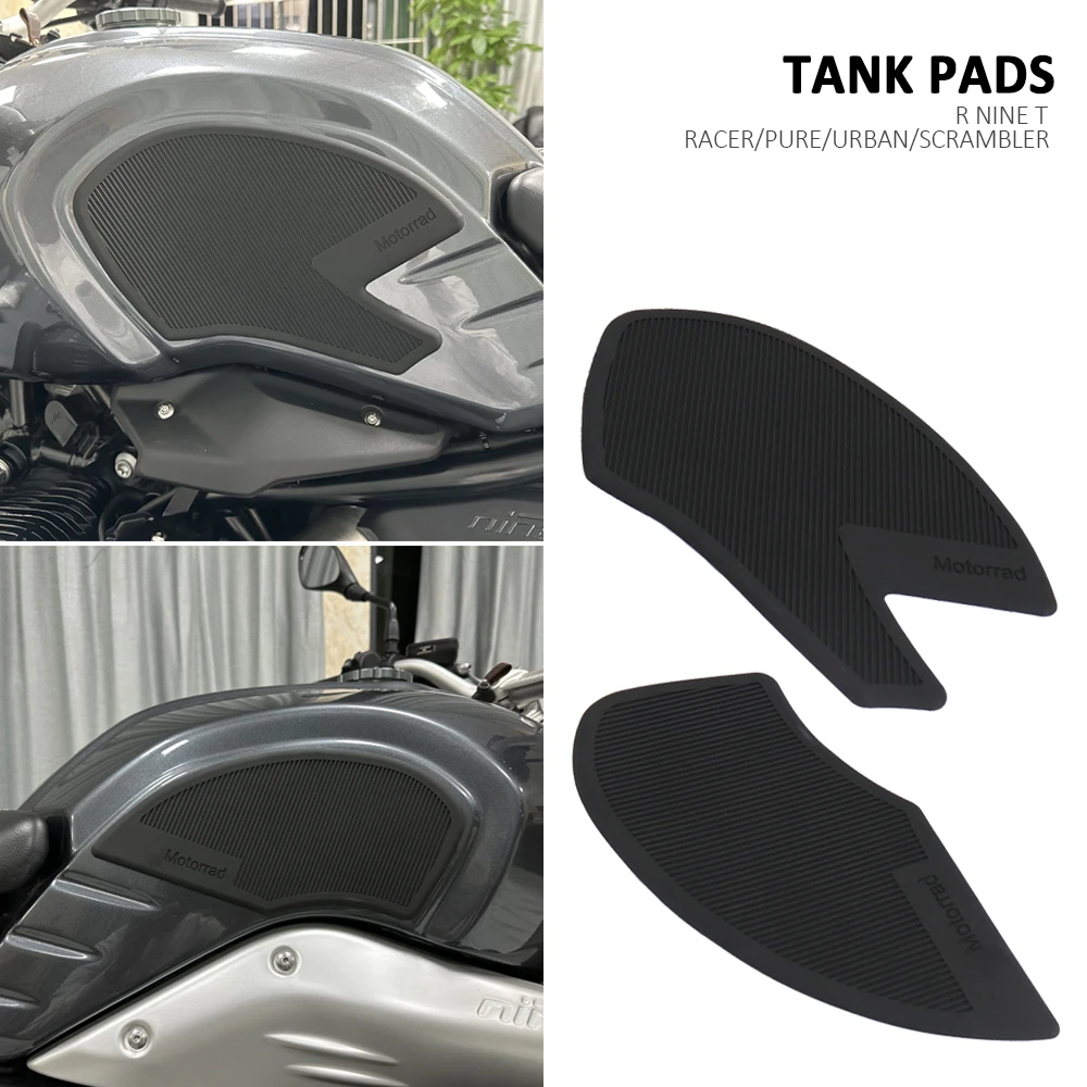 R NINE T Tank Pad Side Gas Kneepad Stickers For BMW RNINET Urban R NineT NINET Scramble R9T Pure Motorcycle Accessories