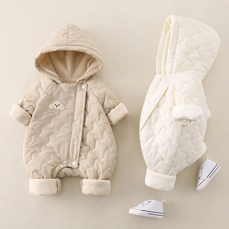 Autumn Winter Baby Fleece Jumpsuit