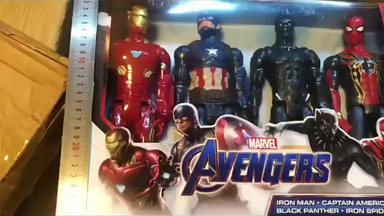 マーベルアベンジャーズゲームフィギュア,スパイダーマン,タンシリーズ