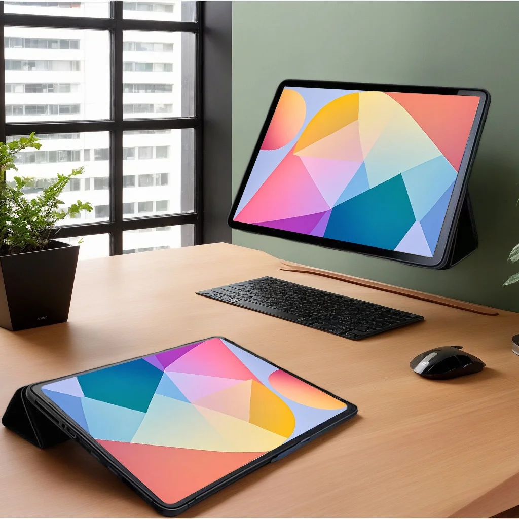 Trifold Stand Folio Soft TPU Tablet Case