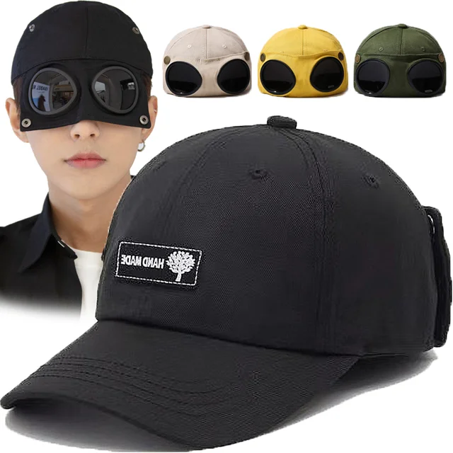 세련되고 기능적인 남녀공용 레트로 파일럿 야구 모자