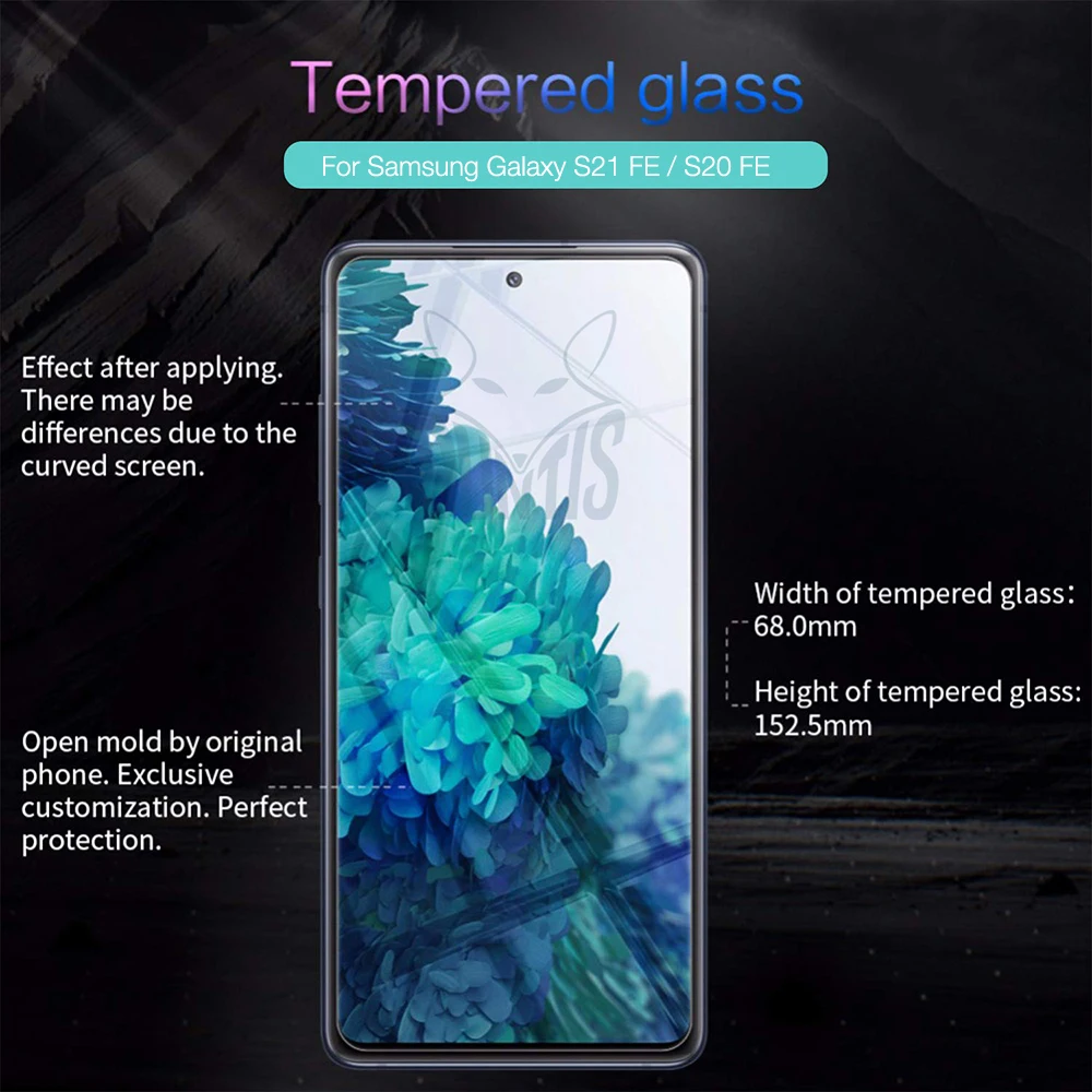 9D Tempered Glass for Samsung Galaxy S20 S21 FE 5G Full Screen Protector Film for Galaxy S20 FE High Quality Protection Glass classic Galaxy S20 FE 5G Phone Cases