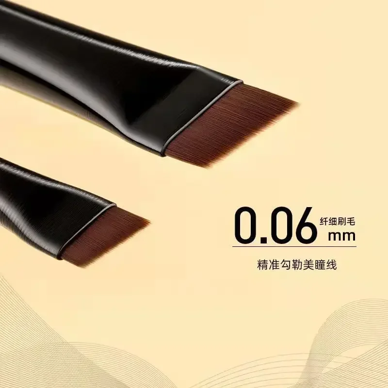 Makeup Brush Set 2 pieces eyebrow contour eyeliner brush portable small angle female