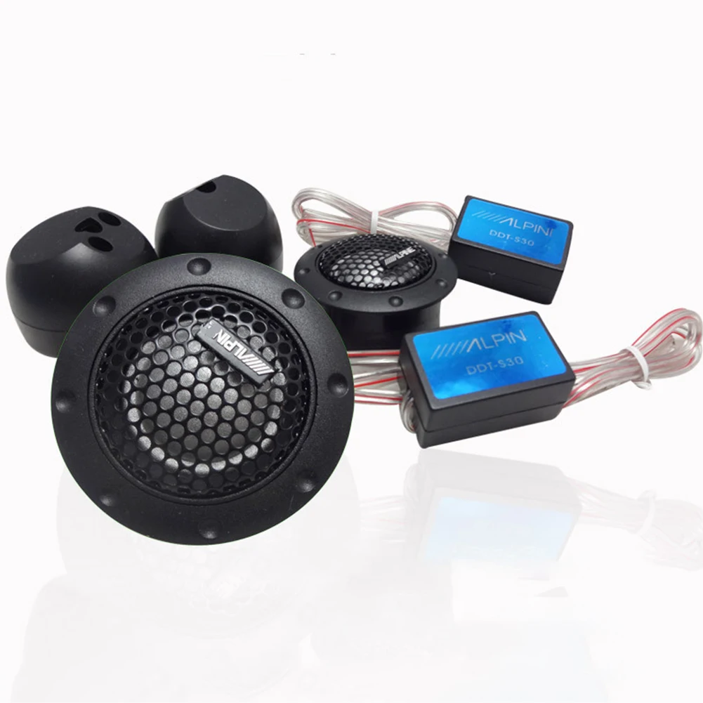 

5A Car Audio Silk Film For Car Modification Black 180W 4Ohm High-Pitched Audio Loudspeaker Car Audio Modification 12-24V
