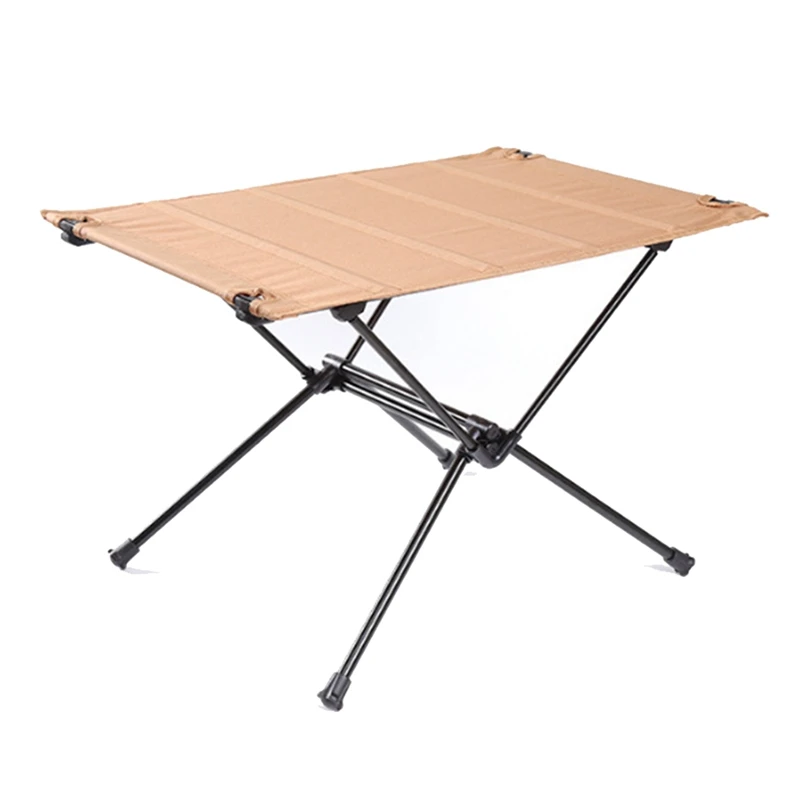 

Aluminum Alloy Camping Table Outdoor Folding Table Portable Ultralight Storage Tourist Picnic Desk For Traveling Camping,Khaki