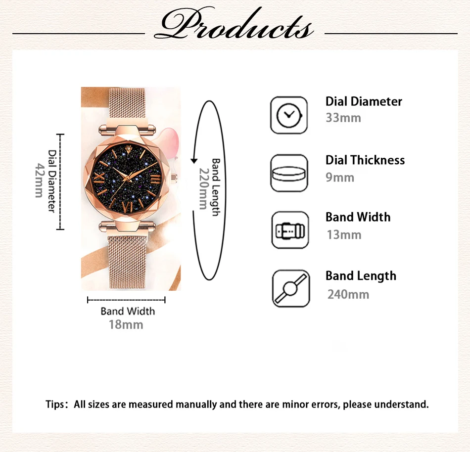 Starry Sky Women's Watch - side view