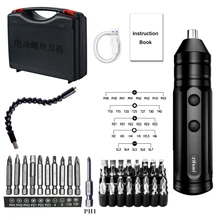 

Electric Screwdriver 45 Pcs S2 Alloy Steel Bit Screwdrivers Type-C Fast Charging Precision Screwdriver Set Repair Power Tools