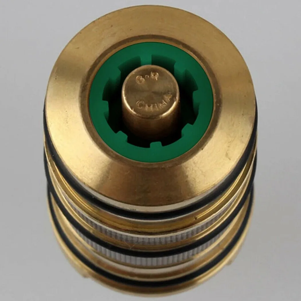 Thermostatic Cartridge Faucet Cartridge Brass Replacement Shower Mixer Valve Bar Repair Kit Bathroom Water Temperature Control