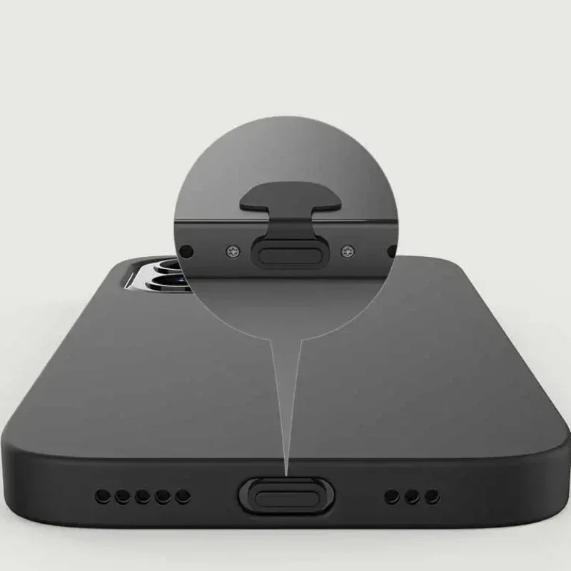 USB C Anti-Lost Dust Plug Silicone Detachable Adhesive Design Charge Port Protector Cover for Samsung & Google Pixel Devices