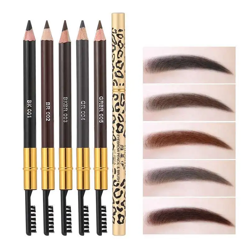 

Eyebrow Pencil Waterproof Enhancers Eyebrow Tint Tattoo Pen with Brush Cosmetics Long Lasting Eyebrows Makeup Eye Brow Pencil