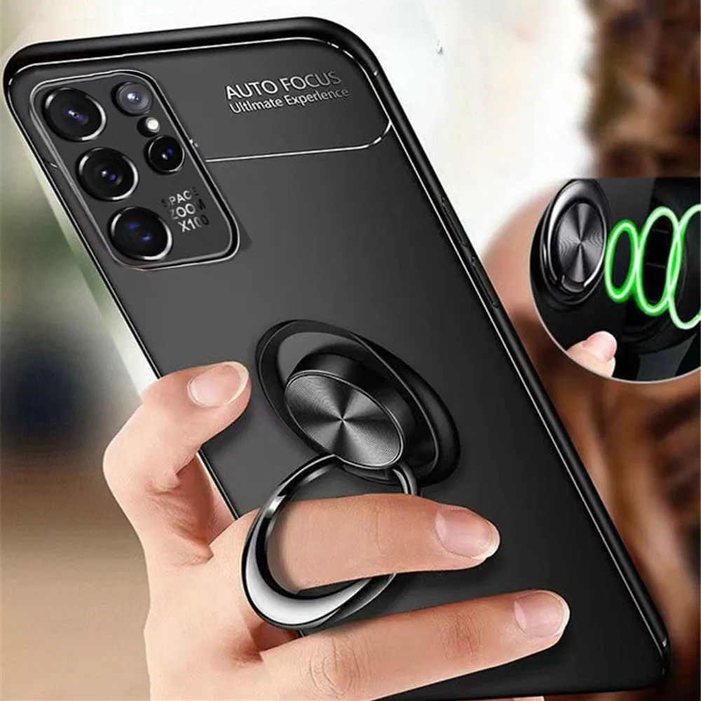 

Case Good Touch Feeling Anti-scratch Ring Cover for Samsung S23 Ultra Case For Samsung Galaxy S23 Ultra S22 S21 S20FE Plus Coque