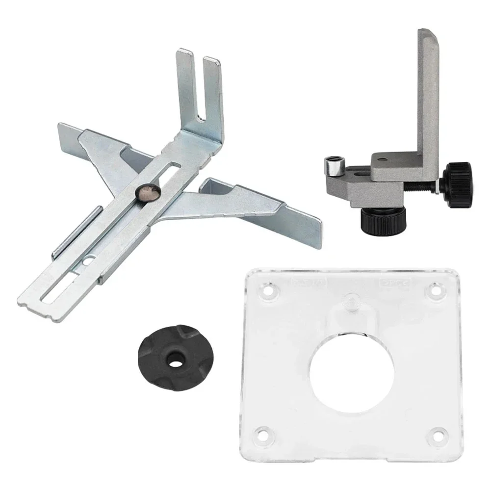 Router Edge Guide Template Guide Trimmer Straight Trimming Machine Accessories Spanner Wrench for 3701 3703 3709 Woodworking Tool