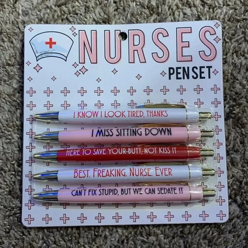 Funny Nurse Pens Set 4
