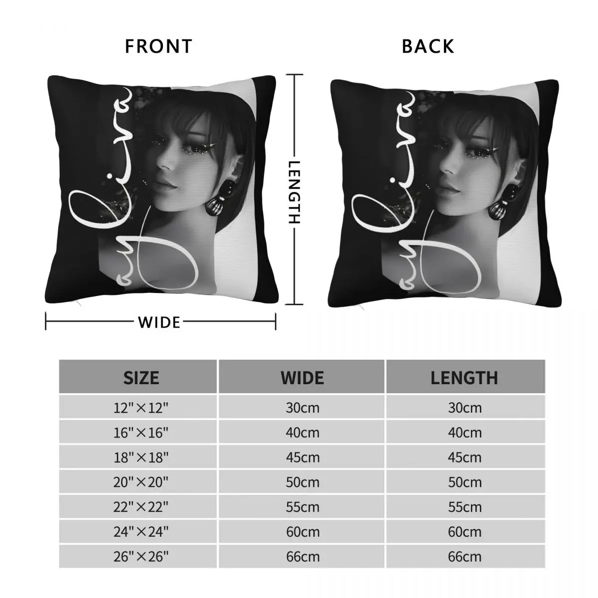 Ayliva In Liebe Tour Concert throw pillow cover printed fabric cushion cover 40X40cm throw pillow cover cushion covers pillow case pillow covers cushion cover