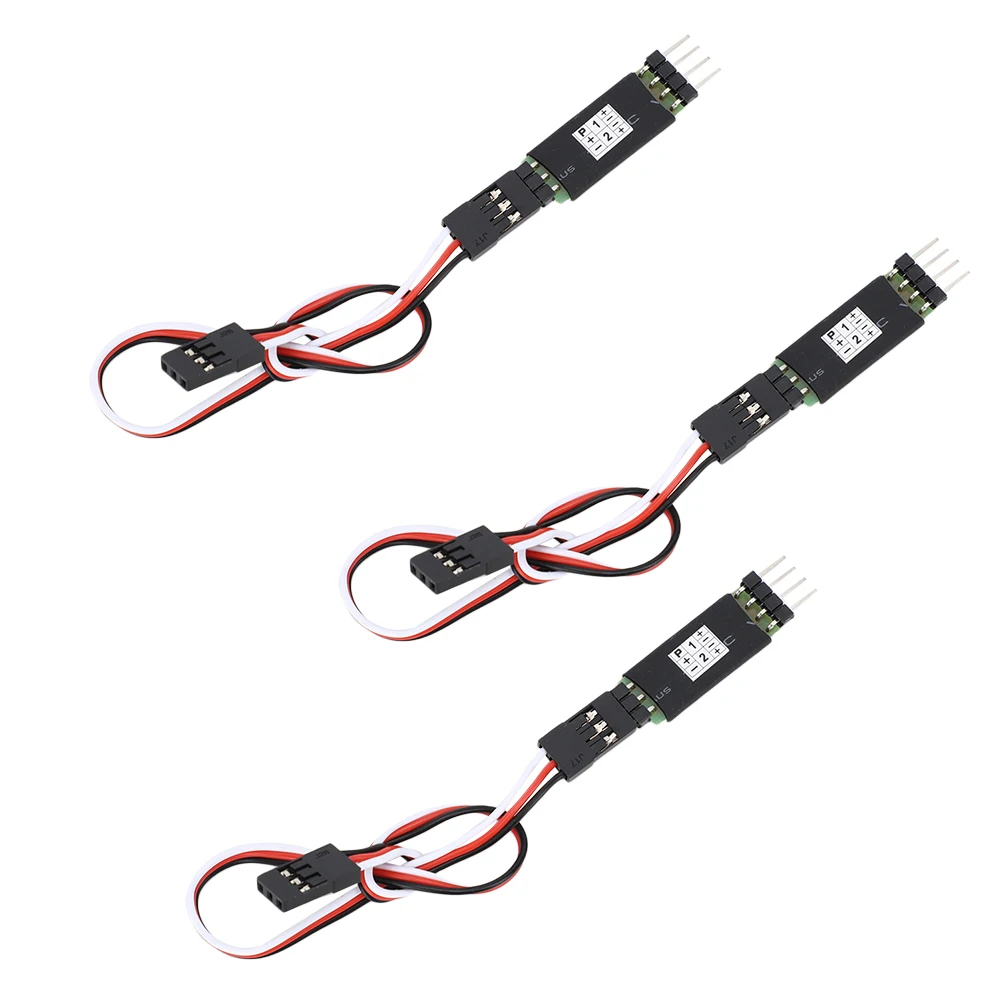 EVGATSAUTO Kit Interruttore Per Luci RC - Modulo A 3 Canali Per Auto Telecomandate - Accessorio Per Controllare Luci LED (3 Pezzi)