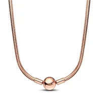 Nouveau Collier Chaîne Serpent Argenté Tendance 2025 (45-60CM) avec Pendentif, Idéal pour Bijoux Perles Originales et Cadeaux DIY 5