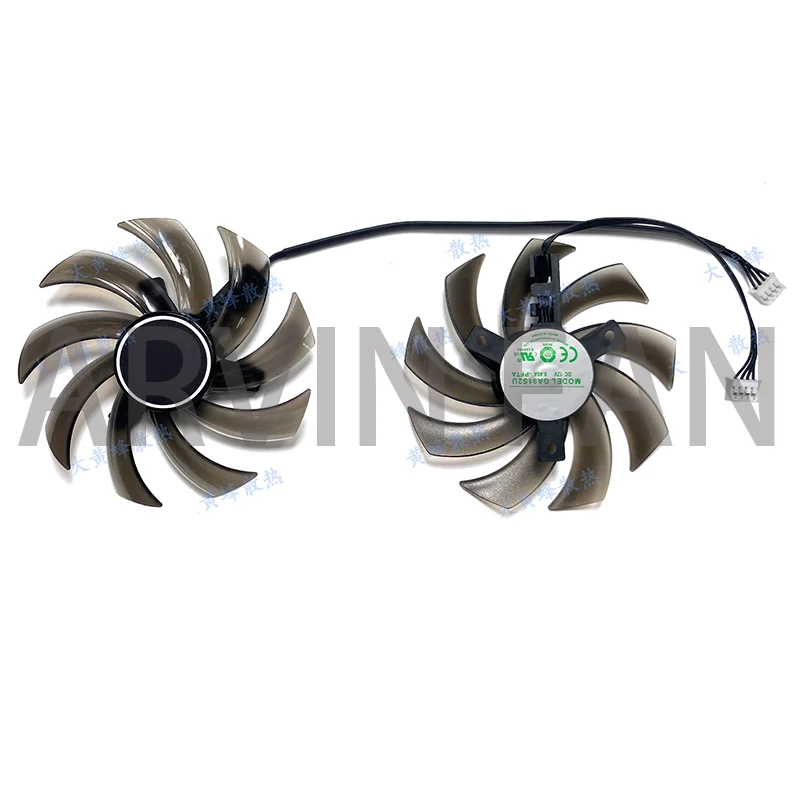 2 Pz/Set 75Mm Fai Da Te Muslimdc 12V 4Pin Ventola Di Raffreddamento Per Gtx 660 Gtx660-2Gd5 Scheda Grafica Cooing Come Sostituzione