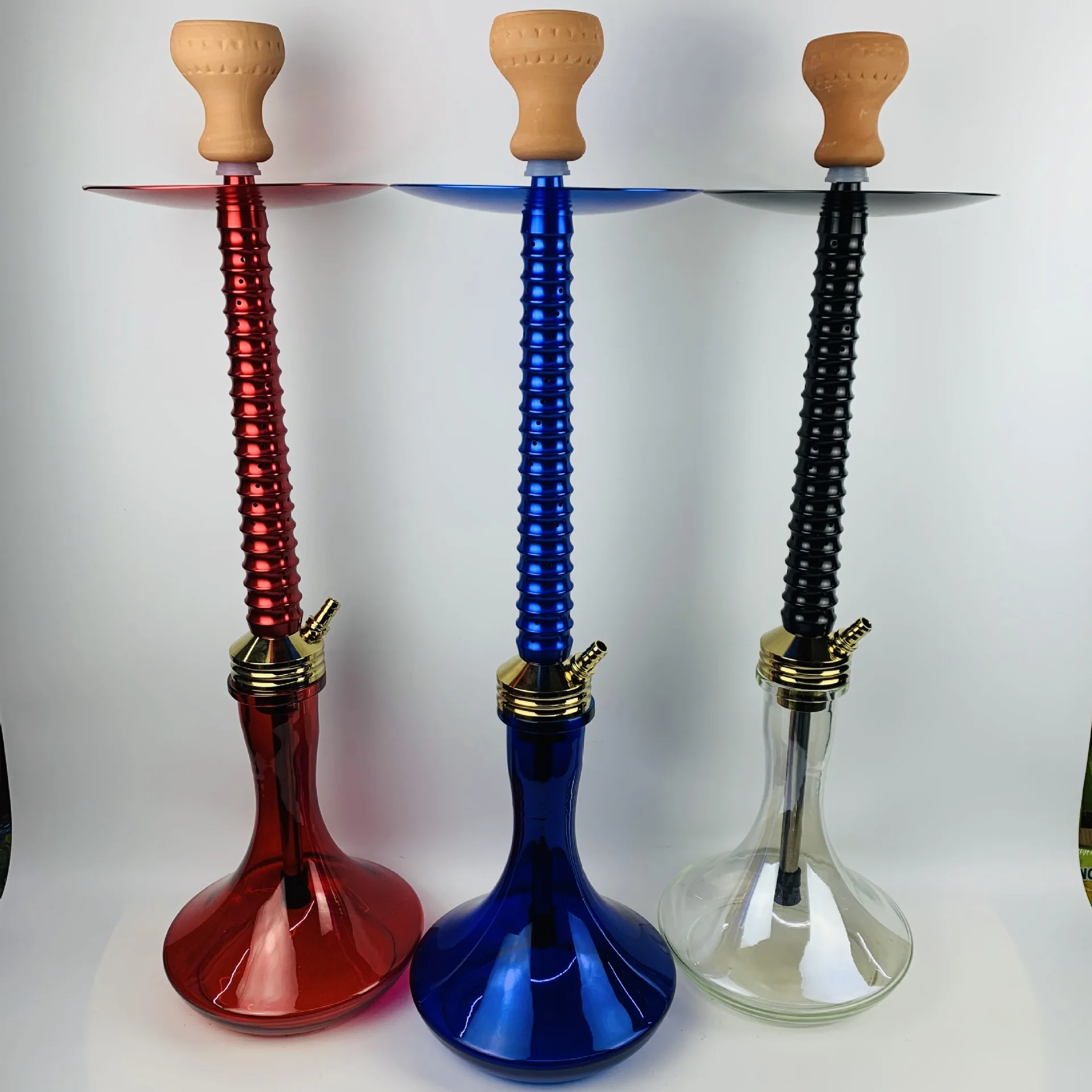 

Large Aluminum Alloy Hookah, Full Set, Porous Smoke, Single Pipe, Shisha Weed Accessories, Smoke Narguile Complete Gravity